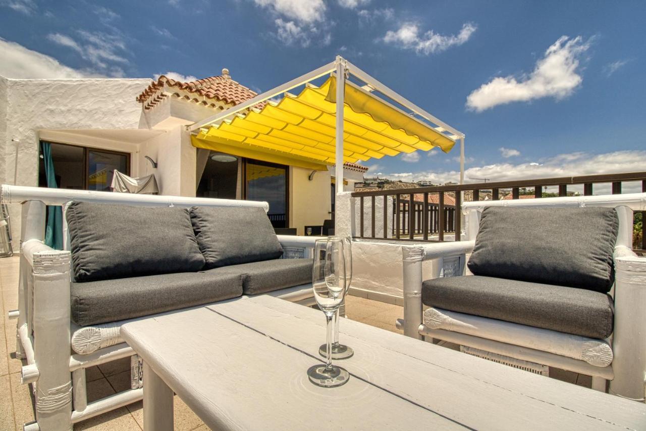 Apartament Penthouse Sea View Jacuzzy Terrace & Pool Playa Feñabe Zewnętrze zdjęcie