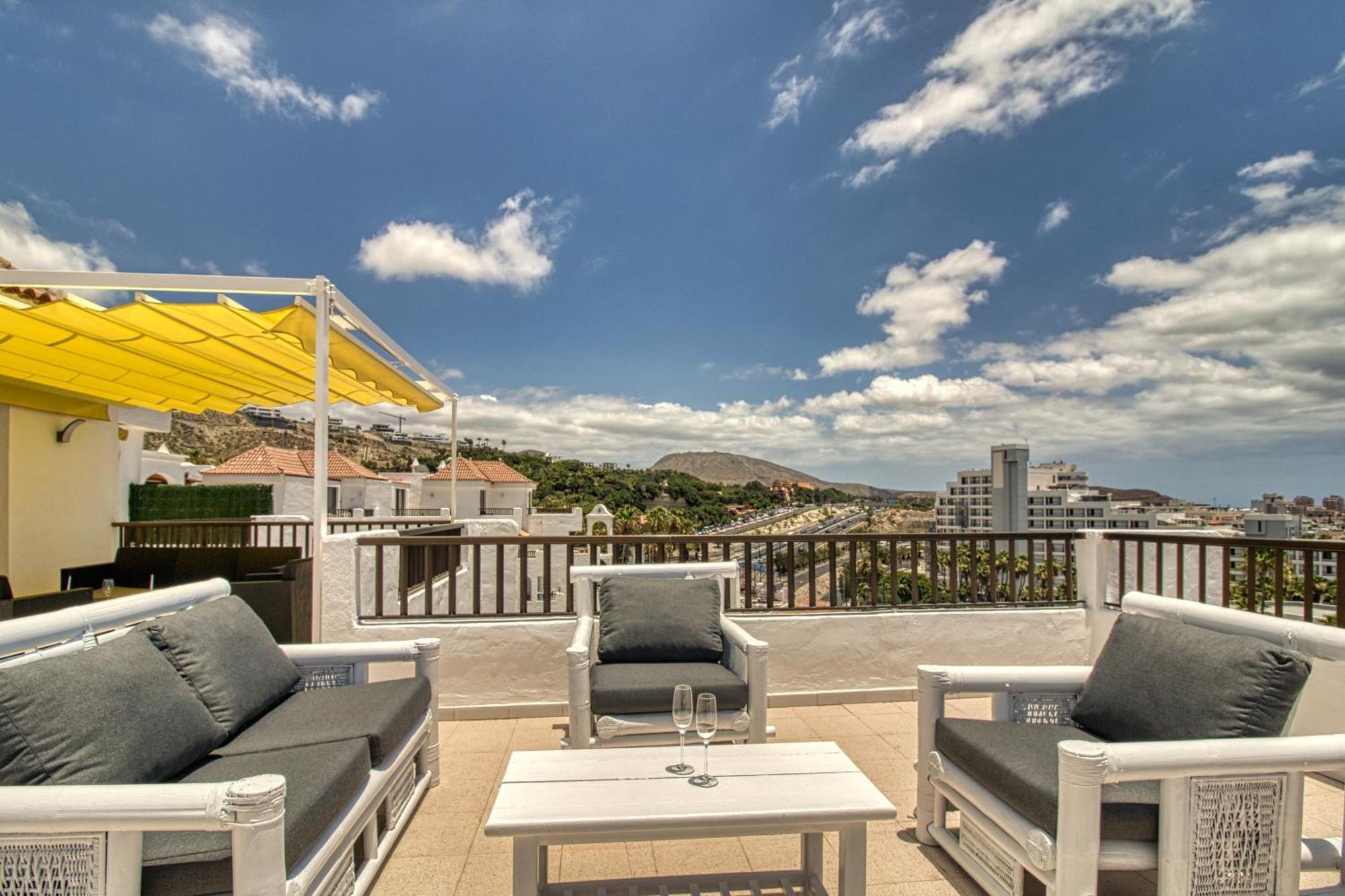 Apartament Penthouse Sea View Jacuzzy Terrace & Pool Playa Feñabe Zewnętrze zdjęcie