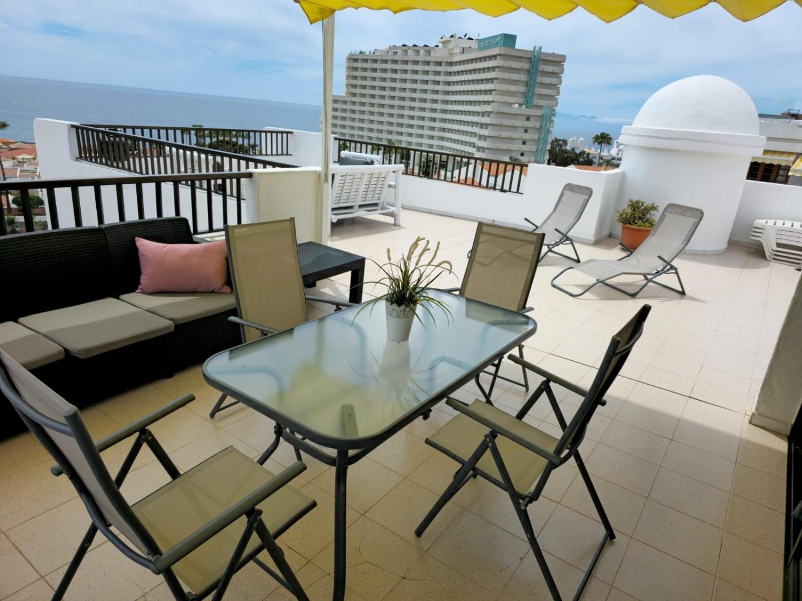 Apartament Penthouse Sea View Jacuzzy Terrace & Pool Playa Feñabe Zewnętrze zdjęcie