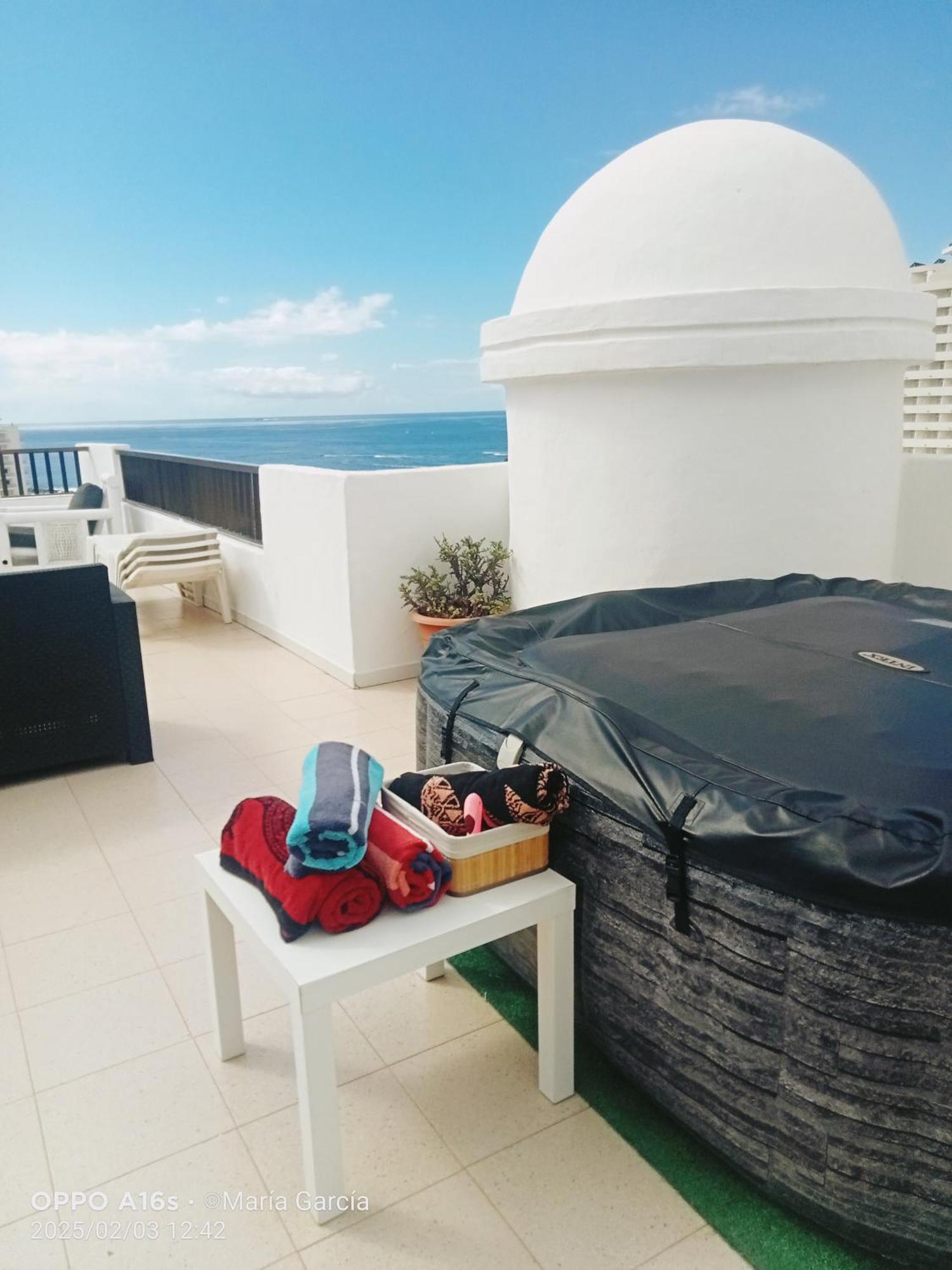 Apartament Penthouse Sea View Jacuzzy Terrace & Pool Playa Feñabe Zewnętrze zdjęcie
