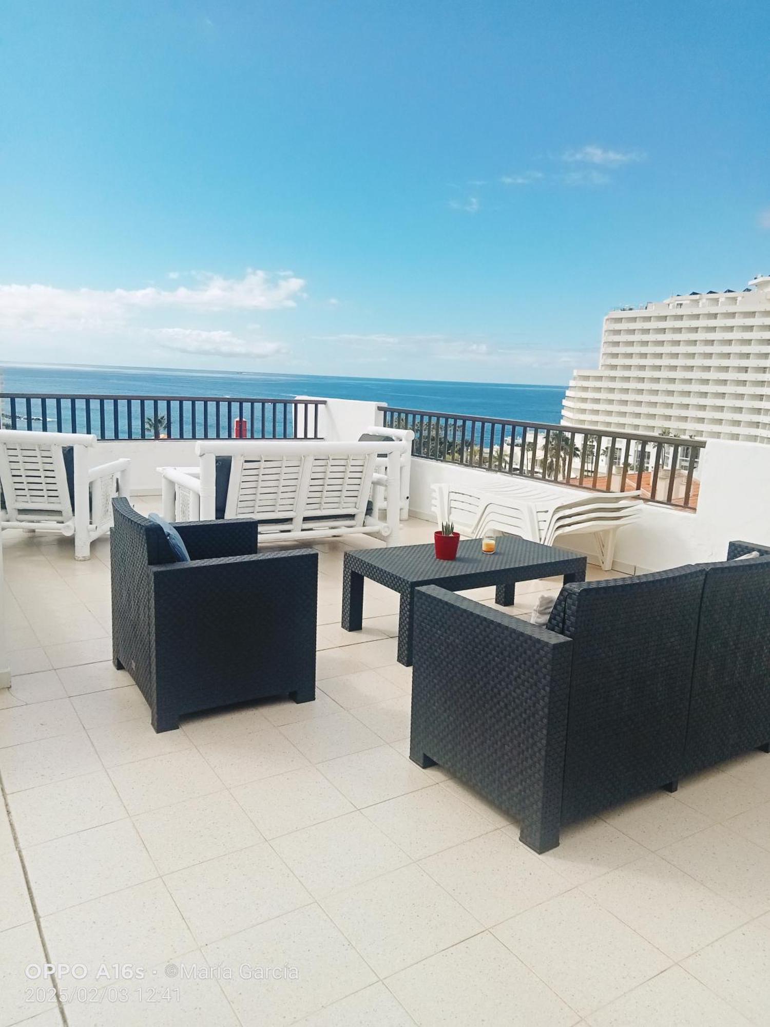 Apartament Penthouse Sea View Jacuzzy Terrace & Pool Playa Feñabe Zewnętrze zdjęcie