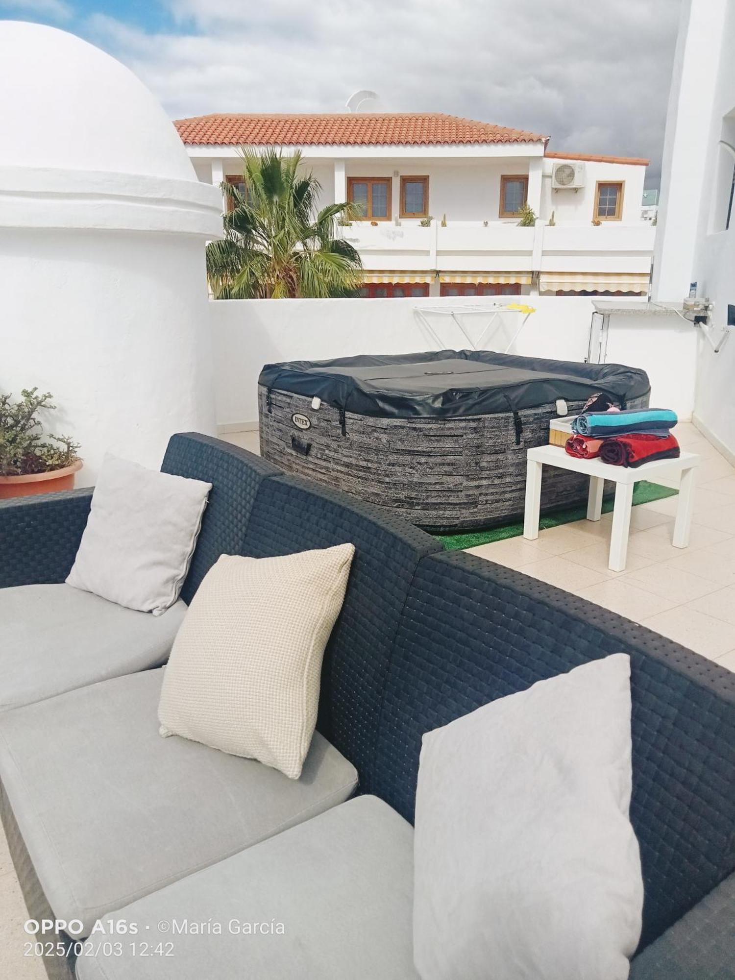 Apartament Penthouse Sea View Jacuzzy Terrace & Pool Playa Feñabe Zewnętrze zdjęcie